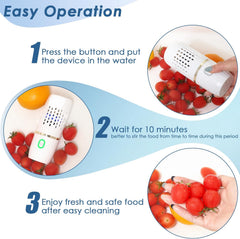 Wireless Fruit & Vegetable Cleaner | 99.9% Sterilization Produce Wash