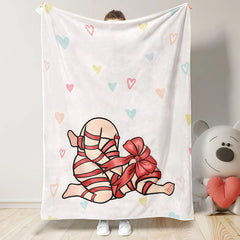 Custom Photo Blanket Personalized Faces and Names Birthday Gifts