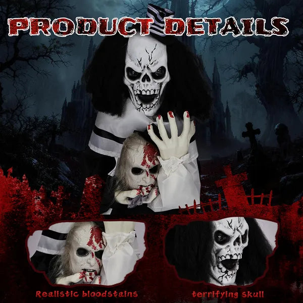 1.8 ft sound-activated bouncing clown - product photo 5 of 6