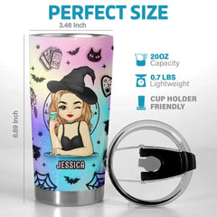 Every Witch Deserves A Touch Of Magic This Halloween - Personalized Custom Witch Tumbler - Halloween Gift For Witches, Yourself