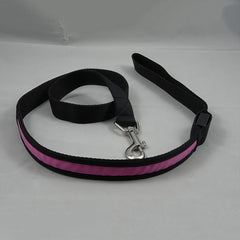 USB rechargeable LED dog leash, a safety light for night walking dog chain, suitable for all sizes of pets