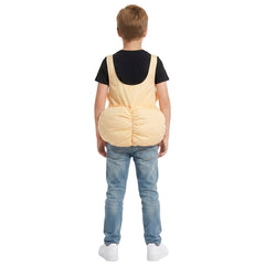 Fake Belly Fat Suit, One Second Chubby Body Costume Vest, Funny Inflated Body Suit for Halloween Cosplay Party Prank
