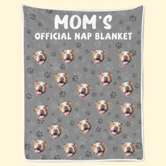 Custom Photo Official Nap Blanket - Dog & Cat Personalized Custom Blanket - Gift For Pet Owners, Pet Lovers