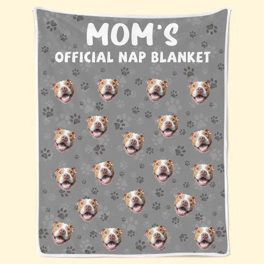 Custom Photo Official Nap Blanket - Dog & Cat Personalized Custom Blanket - Gift For Pet Owners, Pet Lovers