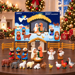 Custom Nativity Christmas Countdown - Personalized Nativity Advent Calendar