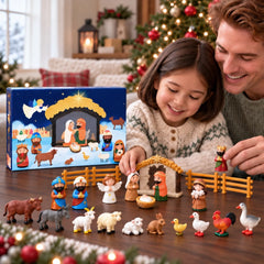 Custom Nativity Christmas Countdown - Personalized Nativity Advent Calendar