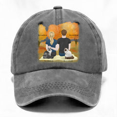 Custom You, me and the cats Cap