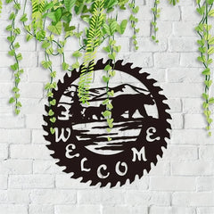 gothic iron bear statue - product photo 2 of 6