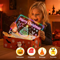 LED drawing board shown as a creative gift