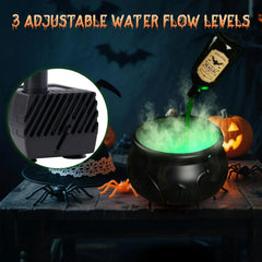 floating potion set with witch cauldron and mist maker - product photo 5 of 7