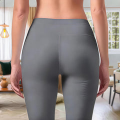 Edgy Skeleton Hand Print Black Leggings - "This Ass Belongs To" Gothic Graphic Yoga Pants - Spooky Season Streetwear