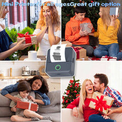 Mini Portable Bluetooth Thermal Printer | Inkless Pocket Sticker & Photo Printer for Notes, Lists & DIY Art