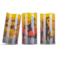 three flameless paraffin candle lamps with a timer - product photo 11 of 12