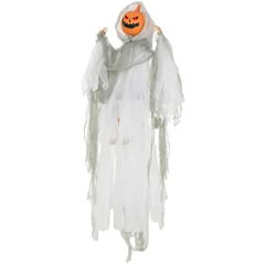 3.9 ft sound-activated pumpkin ghost - product photo 6 of 7