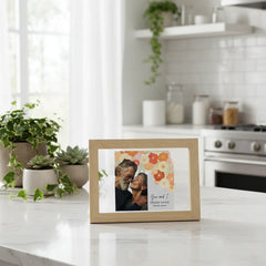 Officially married Wooden Framed