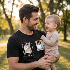 Personalized "World's Greatest Dad" Custom Photo T-Shirt