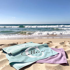 Simple Signature Personalized 30x60 Beach Towel
