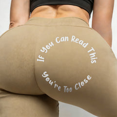 Custom Photo Eyes Up Here - Personalized Custom Women Leggings - Gift For Wife, Anniversary