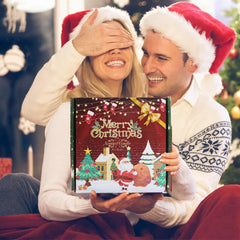 Soy wax Christmas scented candle 4-piece gift box set