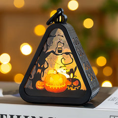 Halloween decoration: Handheld pumpkin lanterns, tabletop ornaments