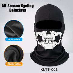 Skull Balaclava Full Face Mask for Men Women, Summer Cooling Ski Mask UV Sun Protection Face Cover, Moisture Wicking Breathable Balaclava Hood with Reflective Strip for Motorcycle Riding