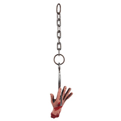 Halloween scary props - iron chain, hand hook, foot hook, head hook, haunted house scene, garden decoration