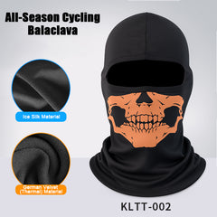 Skull Balaclava Full Face Mask for Men Women, Summer Cooling Ski Mask UV Sun Protection Face Cover, Moisture Wicking Breathable Balaclava Hood with Reflective Strip for Motorcycle Riding