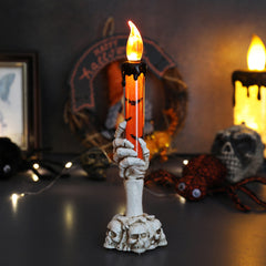 Halloween electronic wax candle lamp - LED ghost hands night light