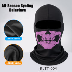 Skull Balaclava Full Face Mask for Men Women, Summer Cooling Ski Mask UV Sun Protection Face Cover, Moisture Wicking Breathable Balaclava Hood with Reflective Strip for Motorcycle Riding
