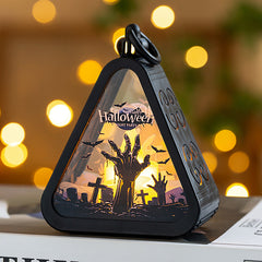 Halloween decoration: Handheld pumpkin lanterns, tabletop ornaments