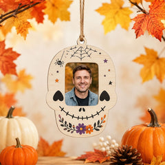 Halloween wooden photo frame decorations, wall-mounted photo frames, suitable for indoor decoration