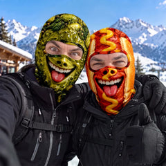 Christmas 3D Funny Realistic Face Ski Mask