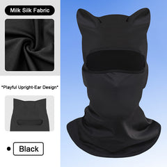 All-Season Cycling Balaclava Face Mask – Breathable Ice Silk & Thermal Velvet Ski Mask, Full Coverage Animal Print Neck Gaiter for Men Women, Motorcycle Helmet Liner for Skiing Riding Hiking
