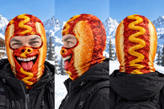 Christmas 3D Funny Realistic Face Ski Mask