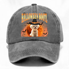 Custom Halloween Bootleg Pet Portrait Cap