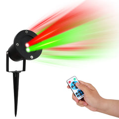 outdoor red and green laser projector light with remote - product photo 11 of 11