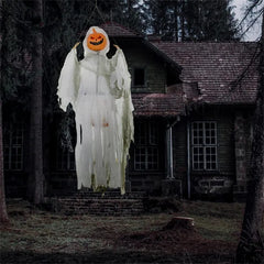 3.9 ft sound-activated pumpkin ghost - product photo 3 of 7