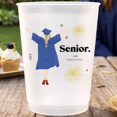 Custom Congratulations on your graduation Plastic Cups