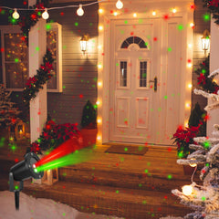 outdoor red and green laser projector light with remote - product photo 10 of 11