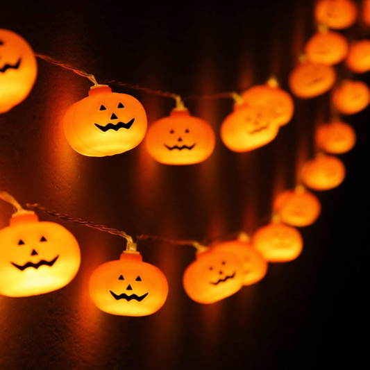 10 ft pumpkin string lights with 20 LEDs 10 Ft, 20 LED