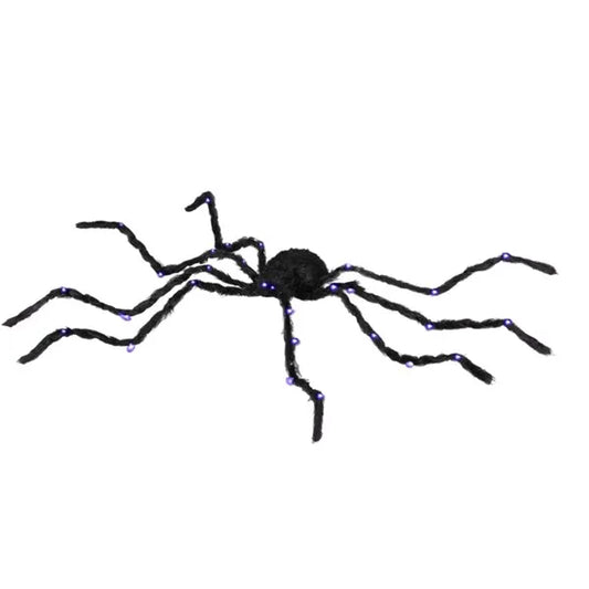 Light up oversized Halloween spider 47 In