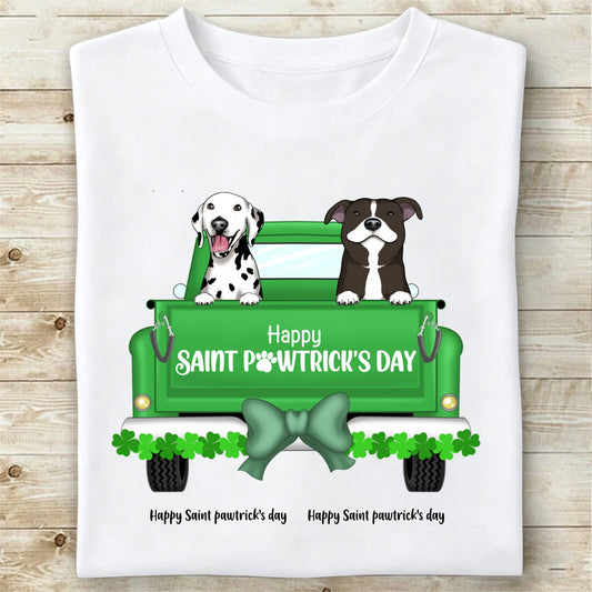 Custom Happy Saint pawtrick's day T-shirts