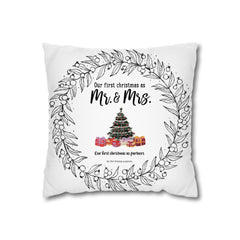 Our first christmas as partners Pillow