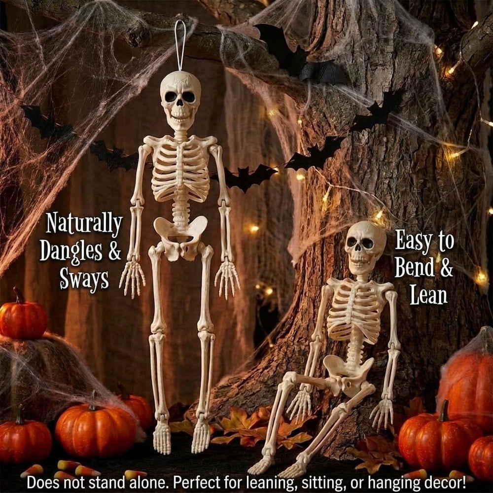 16 in mini hanging skeleton, five per set - product photo 5 of 6