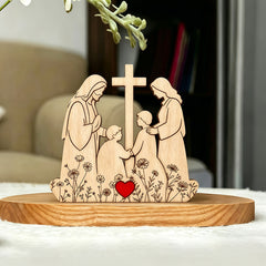 Personalized Custom Name Wooden Decor – DIY Engraved Wood Plaque Gift for Parents, Grandparents, and Friends