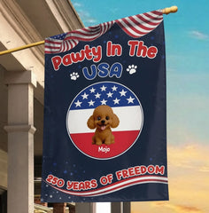 Custom Pet Flag - Personalized America 250th Anniversary Gifts