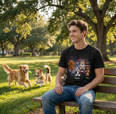 "Soaring High" 250th Anniversary Personalized Short-Sleeve Tee for Cats & Dogs