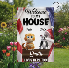 Custom Pet Flag - Personalized America 250th Anniversary Gifts-Proud Patriotic Paws