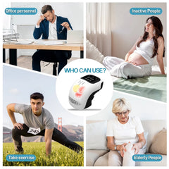 Cordless Knee Massager with Heat, 3 Heating & Vibration Modes, Adjustable Strap, Large LED Screen, Ideal Gift for Grandma & Grandpa