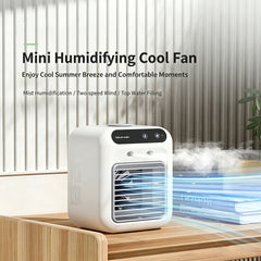 Portable Pet Special Cooling Air Conditioner Fan, Quiet Fast Cool Mini Fan for Dogs & Cats